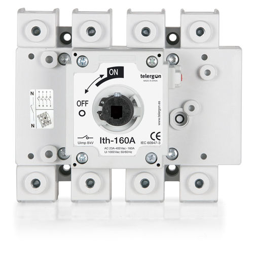 Interruptor seccionador 4 polos - S5-2000 - Telergon - 3 polos / AC / montado en electroducto