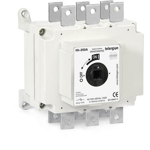 Interruptor seccionador motorizado - S6N0315 - Telergon - multipolar / AC / montado en electroducto