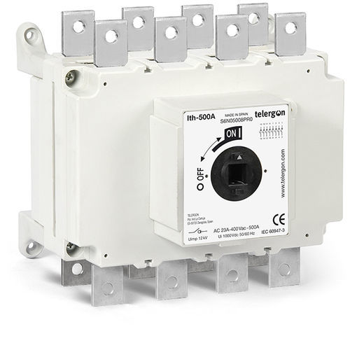 Interruptor seccionador motorizado - S6N0800 - Telergon - multipolar / AC / montado en electroducto