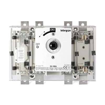 Interruptor seccionador motorizado - M2104003 - Telergon - 4 polos / 3 polos / AC