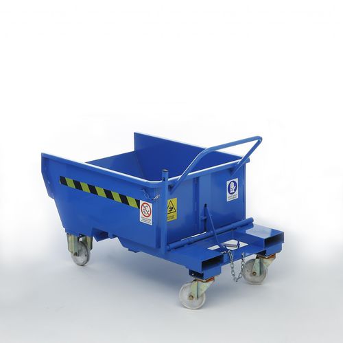 Volquete basculante para residuos - 600 -2 000 kg | BRRxxLTxx series - Morandin Contenitori Industriali - con ruedas