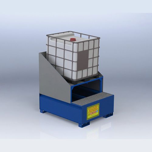 Paleta de retención para contenedor IBC - 1 122 - 1 550 l - Morandin Contenitori Industriali