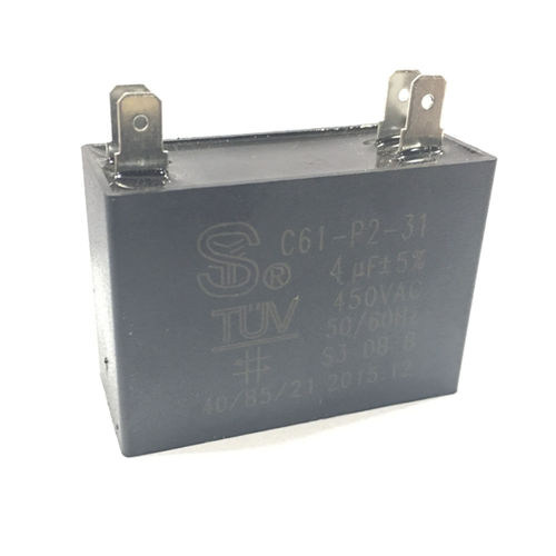 Condensador eléctrico de película de polipropileno metalizado - S3 - Sheng Ye Electric Co.,ltd - encapsulado / para la electrónica / para climatizador