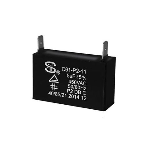 Condensador eléctrico de película de polipropileno metalizado - C61-P2-1Y-C - Sheng Ye Electric Co.,ltd - encapsulado / autorreparable / para la industria