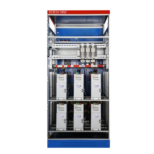 Batería de condensadores de tipo armario - SYICD-TSC series - Sheng Ye Electric Co.,ltd - de factor de potencia / de armónico / trifásica