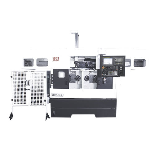 Máquina de torneado CNC - LCXT-12 G - ACE DESIGNERS Limited - 3 ejes / de doble torreta / compacta