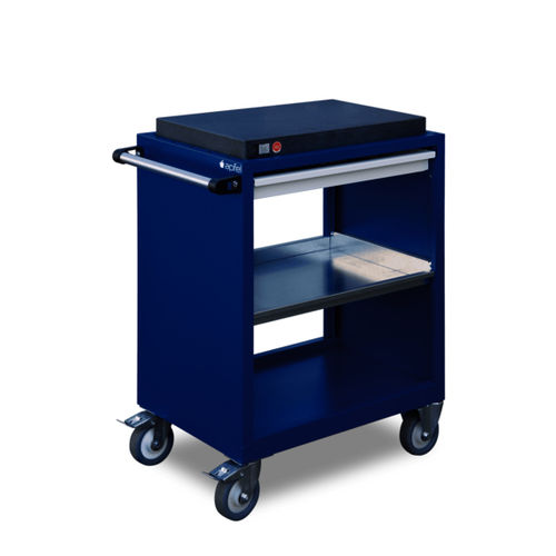 Carro puesto de trabajo - MKW 6000  - Apfel Metallverarbeitung GmbH - con estantes / con cajones / con ruedas giratorias