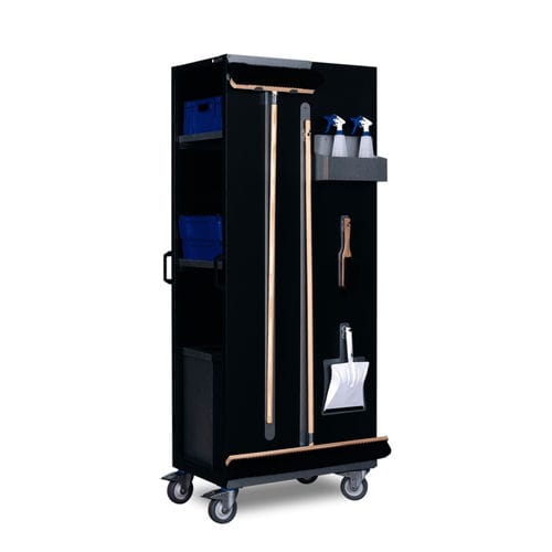 Carro de limpieza - RGS 5000 plus - Apfel Metallverarbeitung GmbH - con estantes / de desechos / con ruedas giratorias