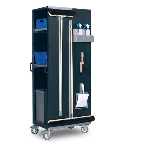 Carretilla de limpieza - RGS 5000 - Apfel Metallverarbeitung GmbH - con estantes / de desechos / porta-cubetas