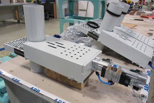 Válvula de guillotina - DN 80/DN 100 - ARP GmbH & Co. KG - neumática / para aspiración