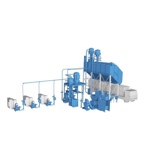 Línea de tratamiento de virutas metálicas - ARP GmbH & Co. KG - para perfil de aluminio