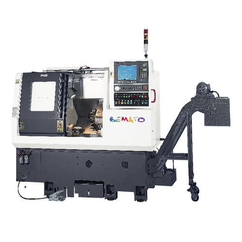Torno CNC - Benign Enterprise Co.Ltd. - horizontal / 2 ejes / de mesa inclinada