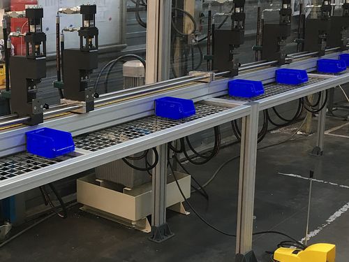 Punzonadora hidráulica - Grangier Constructeur - para perfiles de aluminio / de chapa / de taladrado
