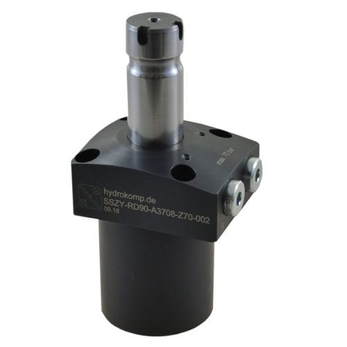 Dispositivos de apriete hidráulico - 240-70 - HYDROKOMP - pivotante / compacto / de doble efecto