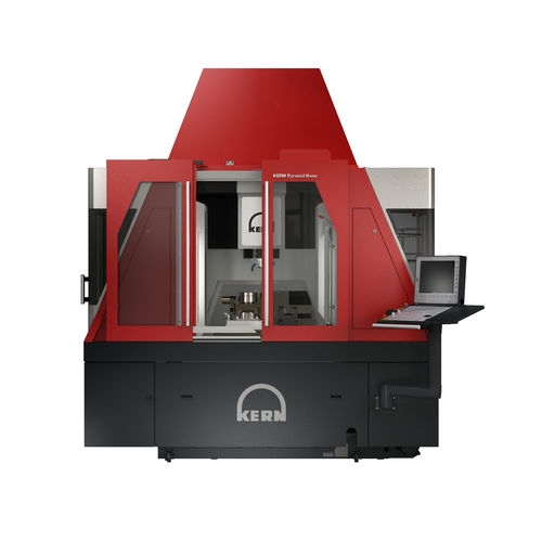 Centro de mecanizado CNC 5 ejes - KERN Pyramid Nano - Kern Microtechnik GmbH - vertical / para cerámica / para piezas de gran tamaño