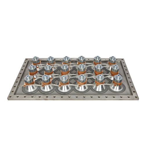 Transductor de ultrasonidos de placa - KKS Ultraschall AG - piezoeléctrico / para cuba de limpieza