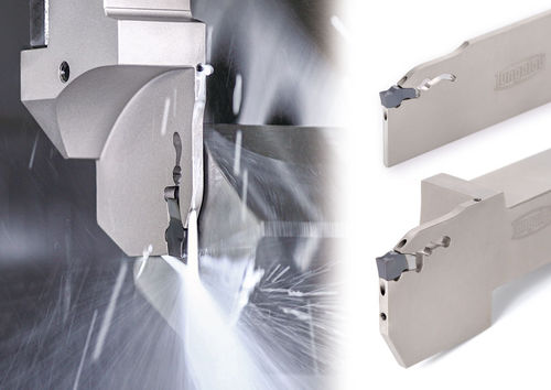 Portaherramienta con pinza - QSER2525-3D66-CHP - Tungaloy EUROPE - de cono / ranurado / de tronzado