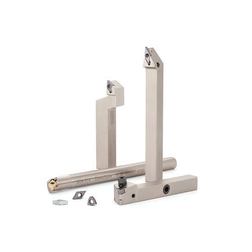 Herramienta de torneado frontal - MiniForce-Turn - Tungaloy EUROPE - con plaquita positiva