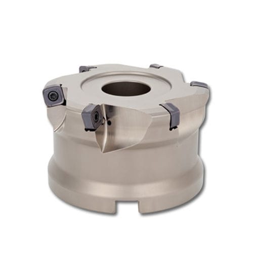 Fresa de dos cortes - DoFeedQuad - Tungaloy EUROPE - de plaquita / para planear / para acero al carbono
