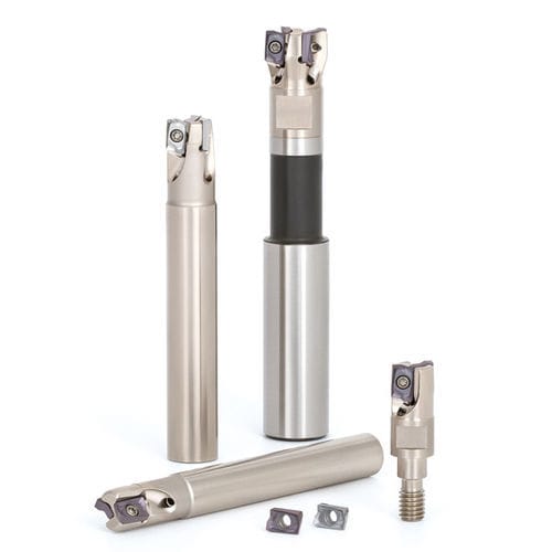 Fresa de plaquita - TungForce-Rec - Tungaloy EUROPE - de ángulos / de ángulo / para acero al carbono