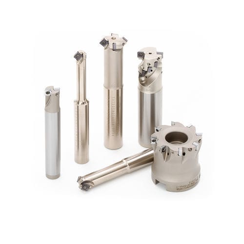 Fresa con plaquita positiva - TungQuad - Tungaloy EUROPE - de ángulos / para acero al carbono / para acero inoxidable