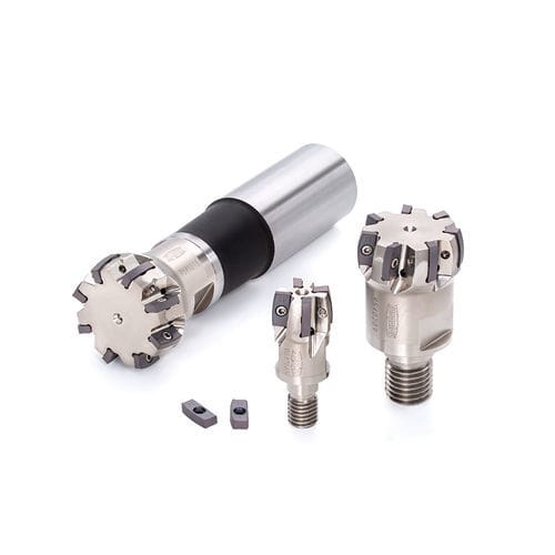Fresa de plaquita - AddForceBarrel - Tungaloy EUROPE - de perfilado / de ángulo / para acero al carbono
