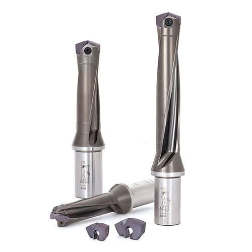Broca de plaquita - DrillForce-Meister - Tungaloy EUROPE - de metales no ferrosos / para acero / para acero inoxidable