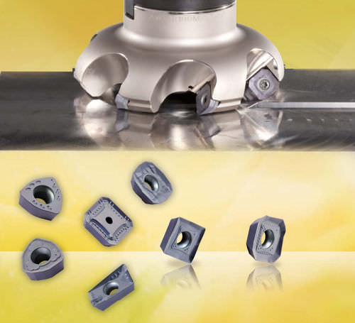 Plaquita de corte de fresado - AH130 - Tungaloy EUROPE - para acero inoxidable / con recubrimiento PVD