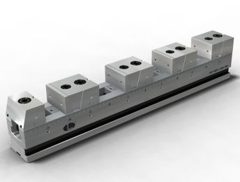 Mordaza para máquina herramienta - SVF-A series - Leave Industrial - de acero / de sujeción múltiple