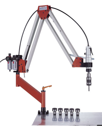 Máquina de roscado con brazo articulado - Maho Enterprise Co., Ltd. - vertical / de sobremesa / neumática
