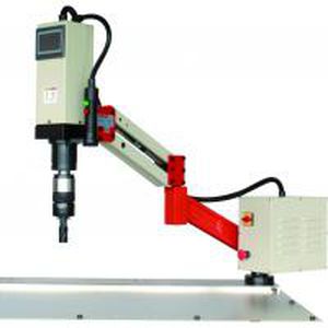 Máquina de roscado con brazo articulado - EMAQ-32 - Maho Enterprise Co., Ltd. - vertical / eléctrica