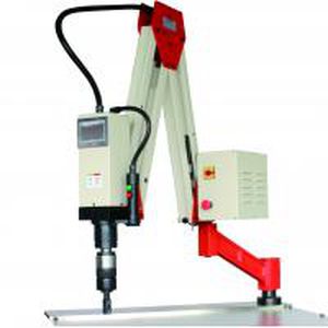 Máquina de roscado con brazo articulado - EMAT-32 - Maho Enterprise Co., Ltd. - vertical / eléctrica