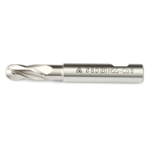 Fresa frontal hemisférica - B0027230 series - Makina Takim Endüstrisi A.S. - de acabado / monobloque / de acero rápido