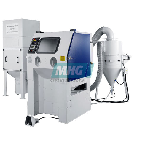 Cabina de chorro de arena manual - SMG ERGO series - MHG Strahlanlagen GmbH - a presión