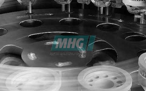 Granalladora con mesa giratoria - MHG Strahlanlagen GmbH - para metal / automática