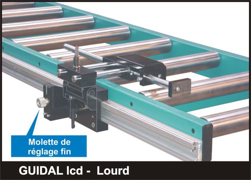 Transportador de rodillos - Visionic - ROTY ET FILS - horizontal / para sierra circular