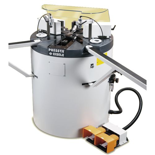Engastadora de esquinas para perfiles de aluminio - PRESSTA 5000 - Pressta-Eisele GmbH - automática / con pedal