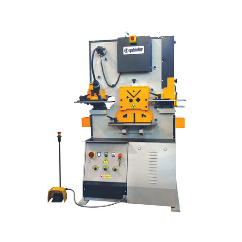 Cizalla punzonadora semiautomática - HKM 65 V - Sahinler Metal Makina End. A.S. - hidráulica / de barras / de chapa