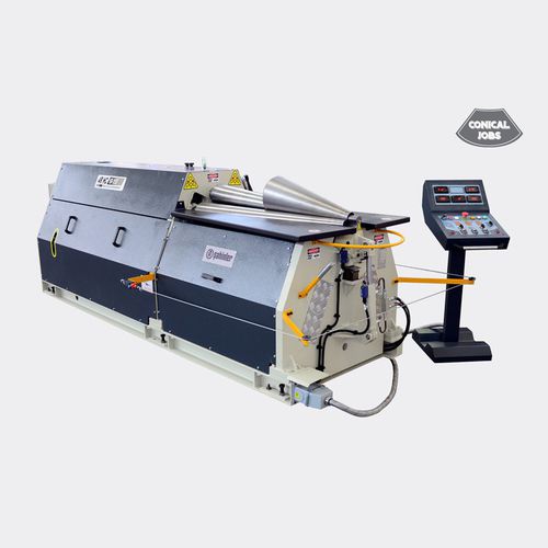 Máquina roladora de 4 rodillos - 4R HC 10-155 - Sahinler Metal Makina End. A.S. - hidráulica / cónica
