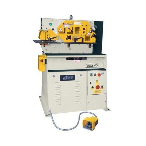 Cizalla punzonadora semiautomática - HKM 40 - Sahinler Metal Makina End. A.S. - hidráulica / de barras / de chapa