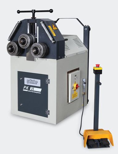 Máquina curvadora motorizada - PK 35  - Sahinler Metal Makina End. A.S. - de tubos / de perfiles / con 3 rodillos motores