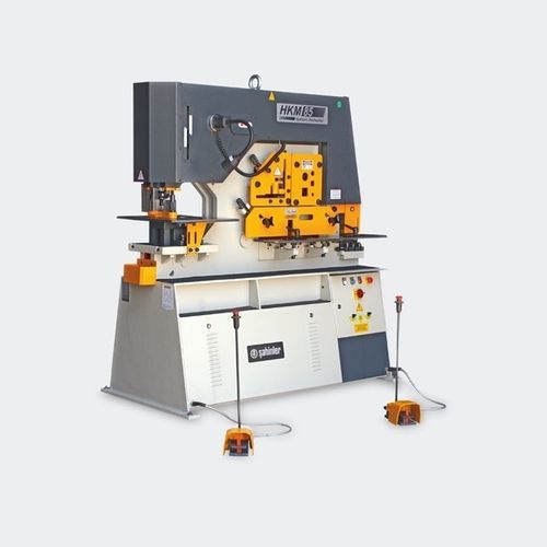 Cizalla punzonadora semiautomática - HKM 85 - Sahinler Metal Makina End. A.S. - hidráulica / de barras / de chapa