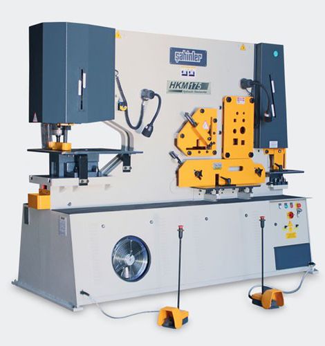 Cizalla punzonadora semiautomática - HKM 175 - Sahinler Metal Makina End. A.S. - hidráulica / de barras / de chapa