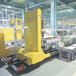 Paletizador por capas - Seibu - robotizado / para tapa / de cajas