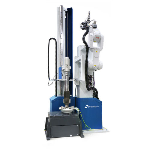 Sistema de inspección robotizado - RoboScan XL Vertical - Stresstech GmbH - con cámara / láser / de barrido