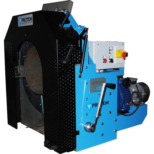 Máquina de corte para acero inoxidable - MF420 - PROTEM - de tubos / con control manual / trifásica