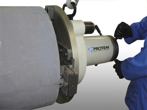 Máquina de corte de hoja rotativa - US 150 - PROTEM - para metal / de tubos / CNC