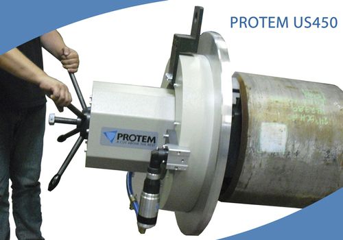 Achaflanadora con desbarbadora portátil - US450 - PROTEM