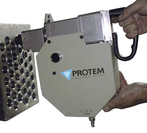 Achaflanadora portátil - US18TP - PROTEM - para intercambiador de calor / para tuberías