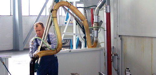 Grupo de aspiración de niebla de aceite - TowerVac - Wieland Lufttechnik GmbH + Co.KG - de polvo / industrial / fijo